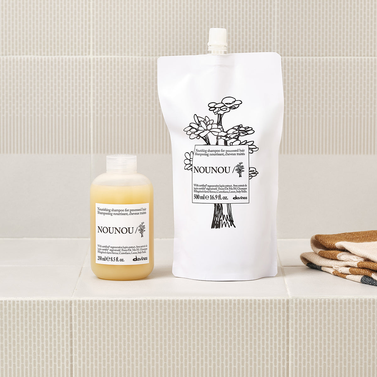 Davines NOUNOU Shampoo Refill - Nourishing shampoo for processed hair