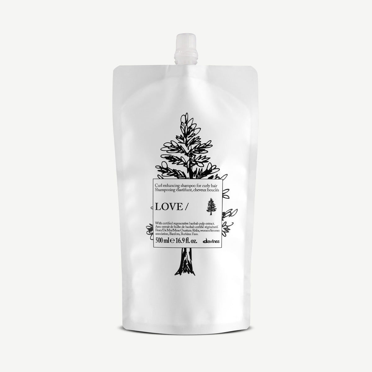 LOVE CURL Shampoo Refill 1 1 kitDavines