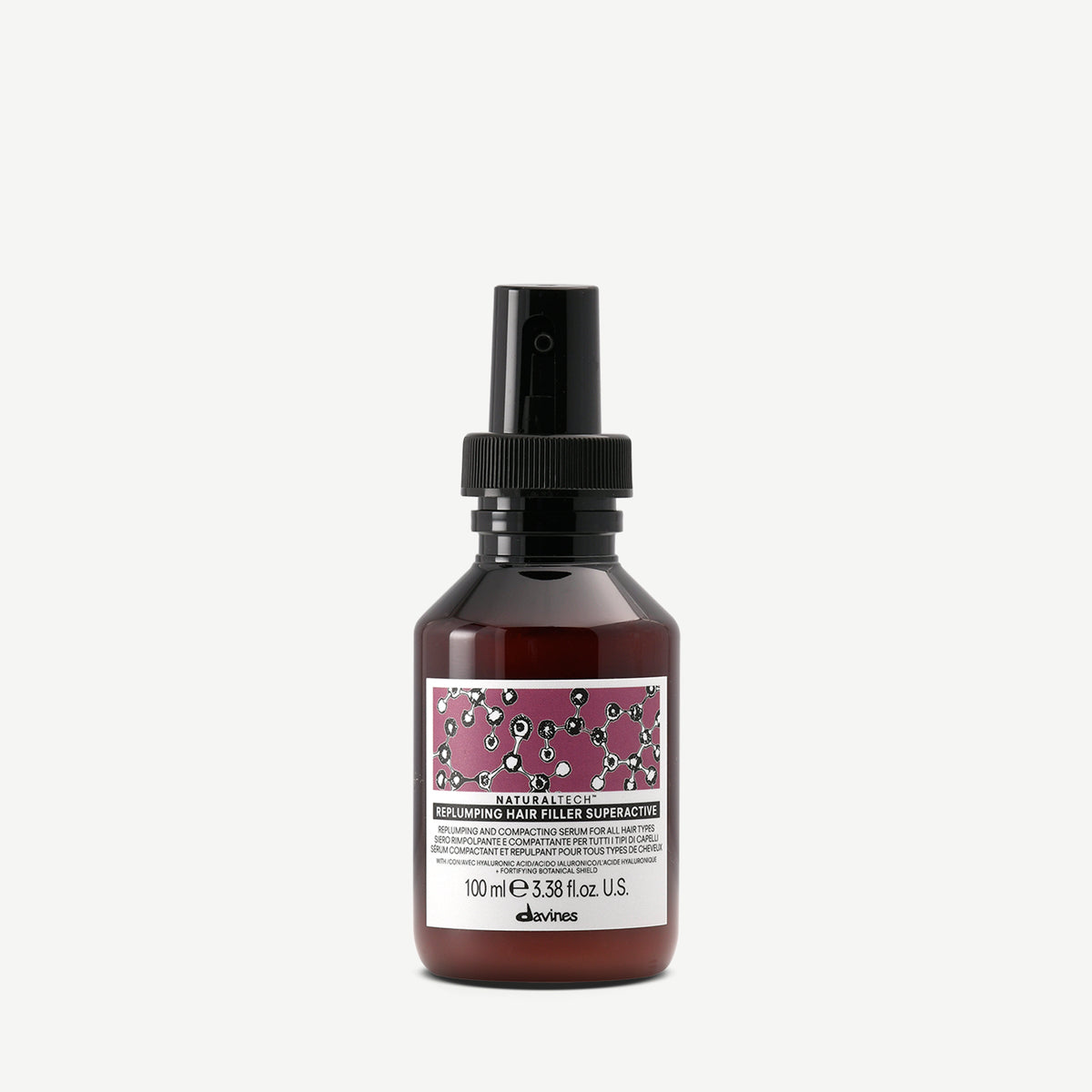 Davines REPLUMPING Hair Filler Superactive Leave-in - Replumping and compacting serum for all hair types