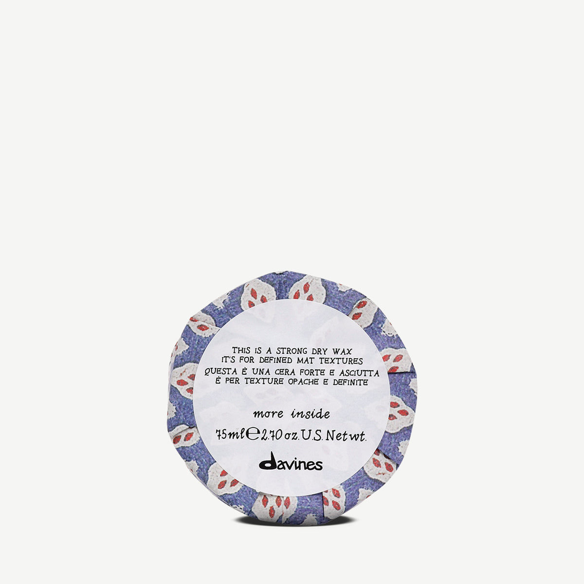 Davines This is a Strong Dry Wax - For creating soft definition and separation.