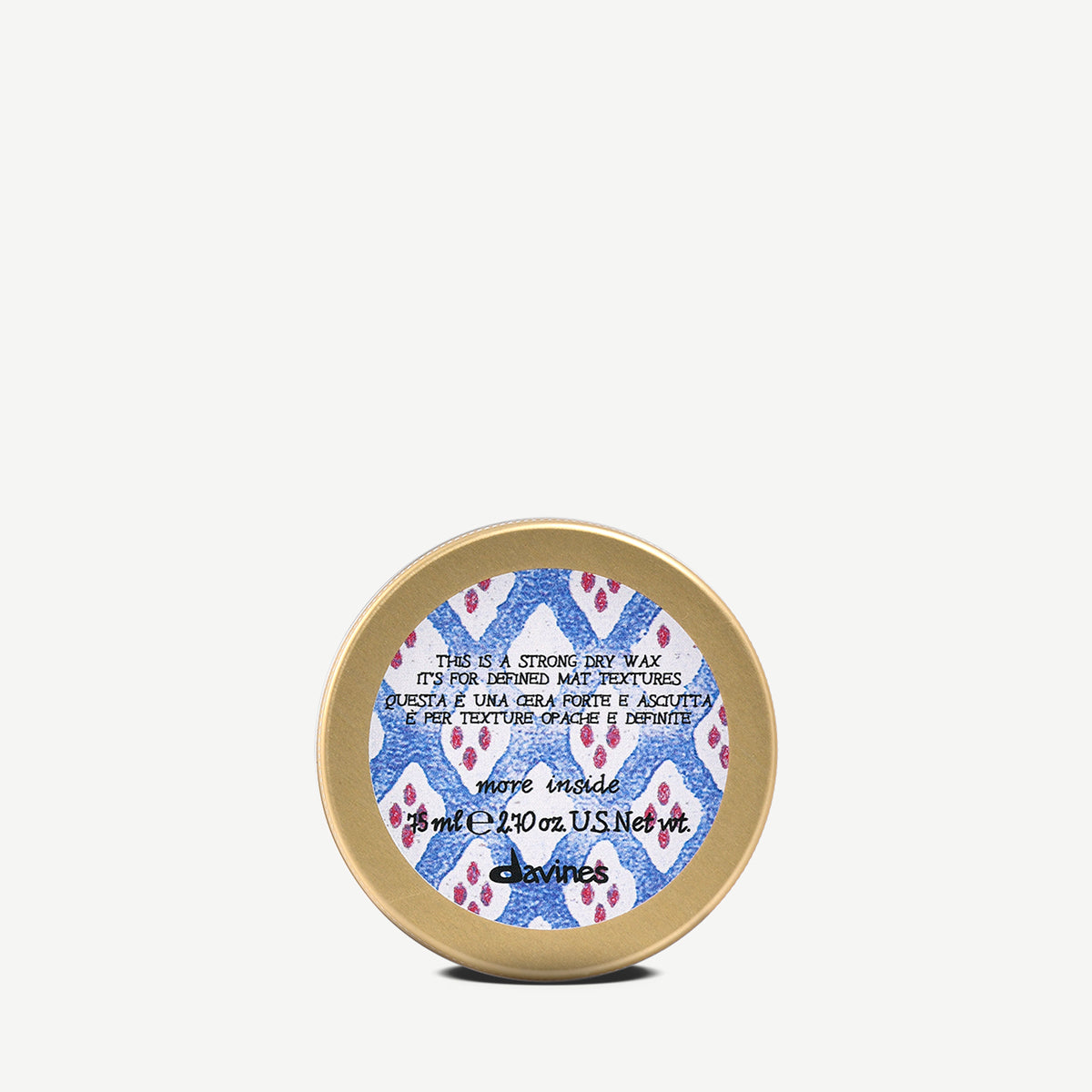 Davines This is a Strong Dry Wax - For creating soft definition and separation.