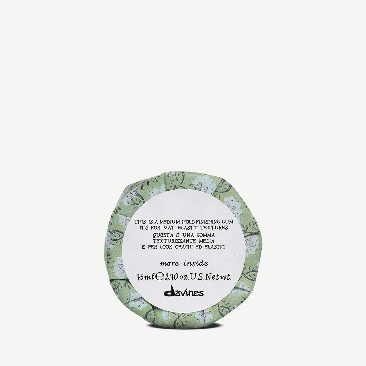 This is a Medium Hold Finishing Gum 1 75 mlDavines