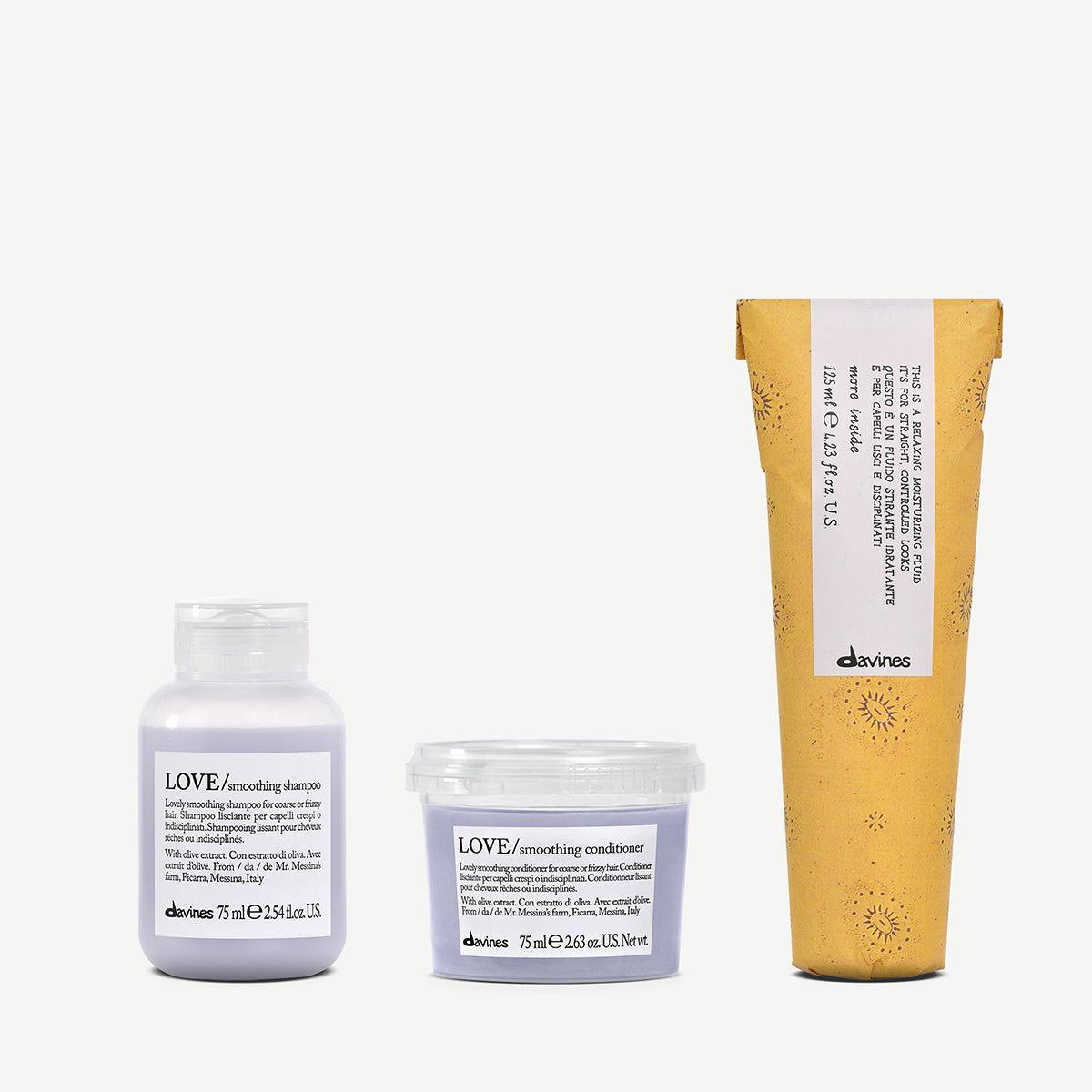 Straight-haired Travel Set 1 1 kitDavines