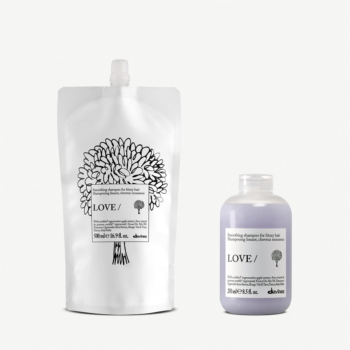 LOVE SMOOTHING Shampoo Refill Duo 1 1 kitDavines
