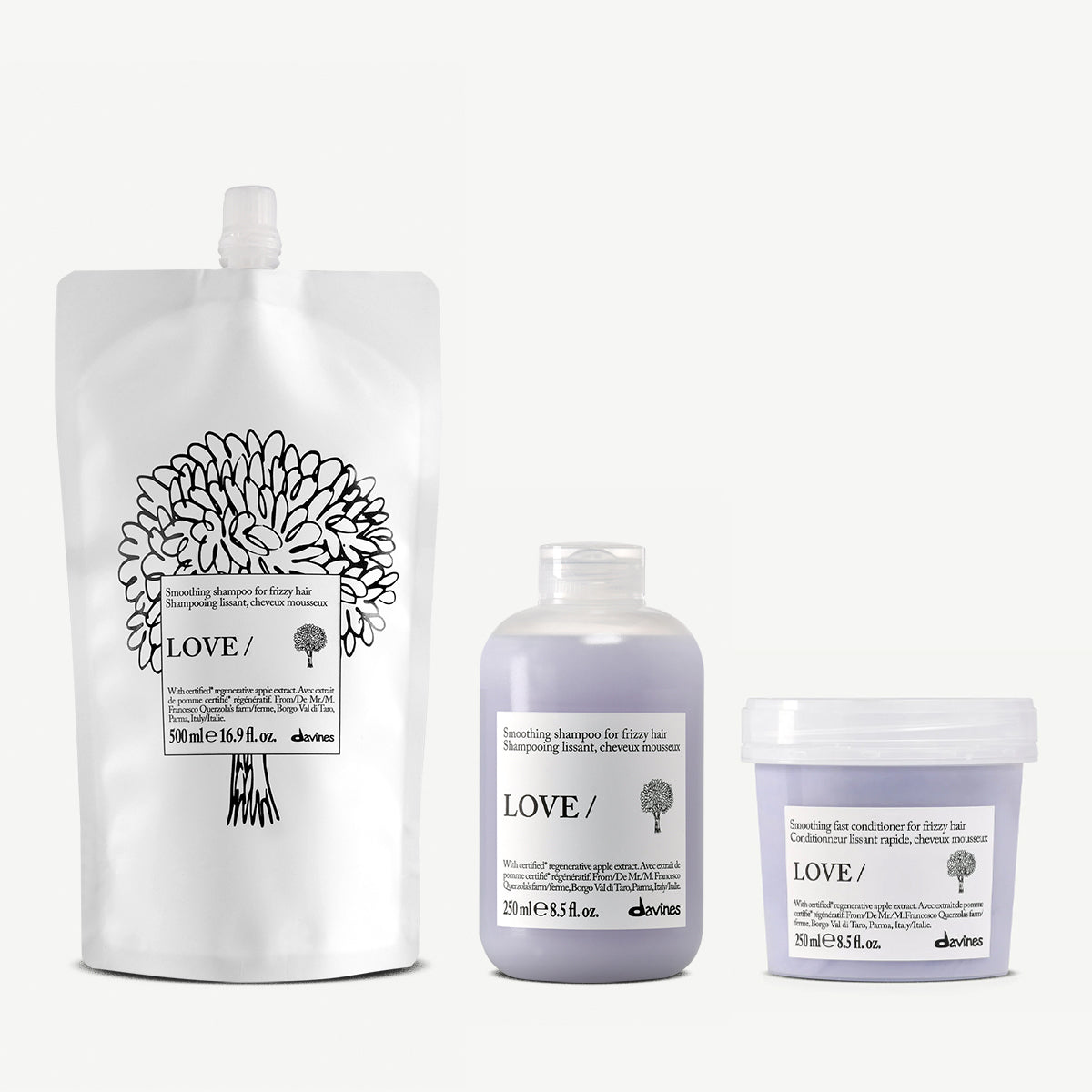 LOVE SMOOTHING Refill Set 1 1 kitDavines