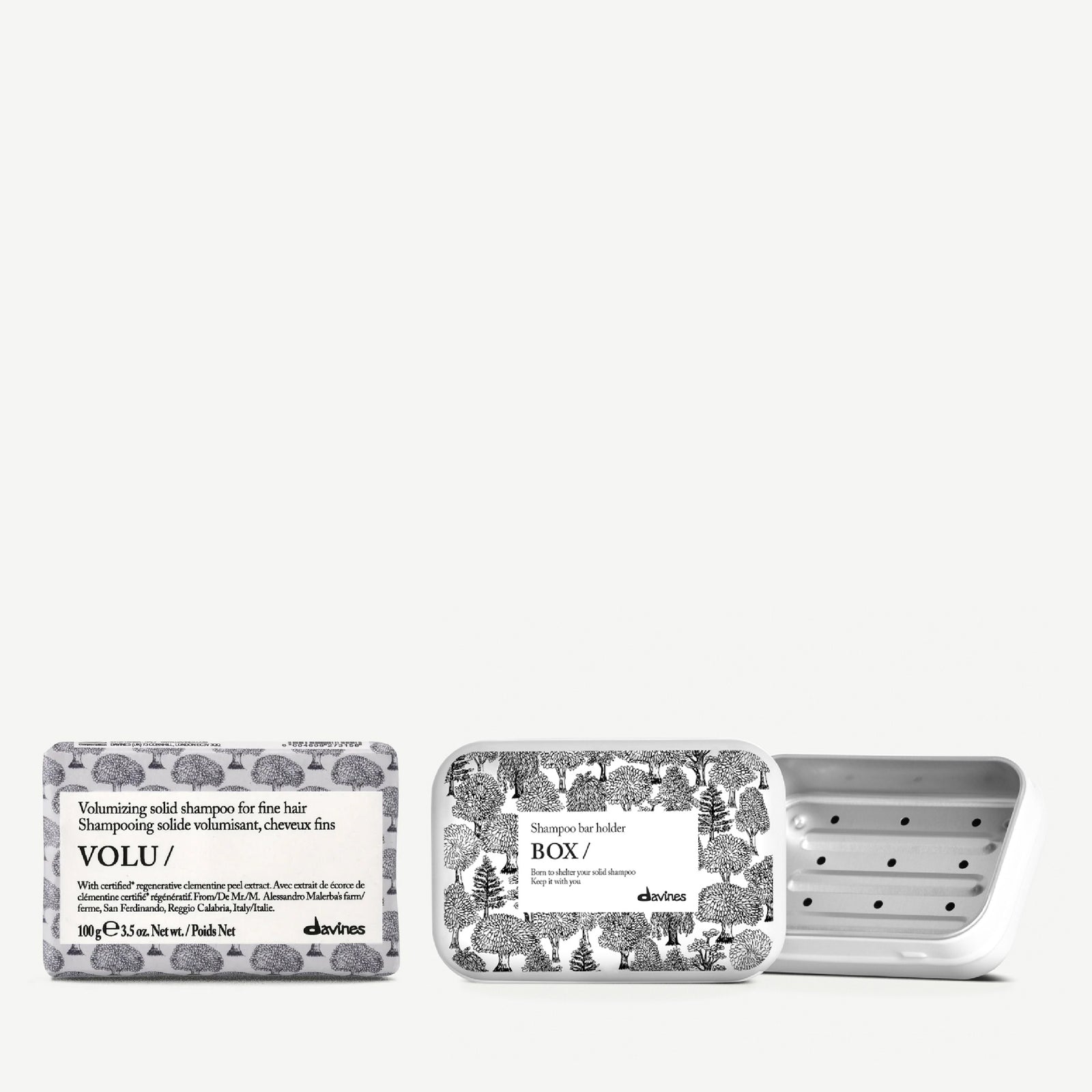VOLU Solid Shampoo and Case 1 1 kitDavines