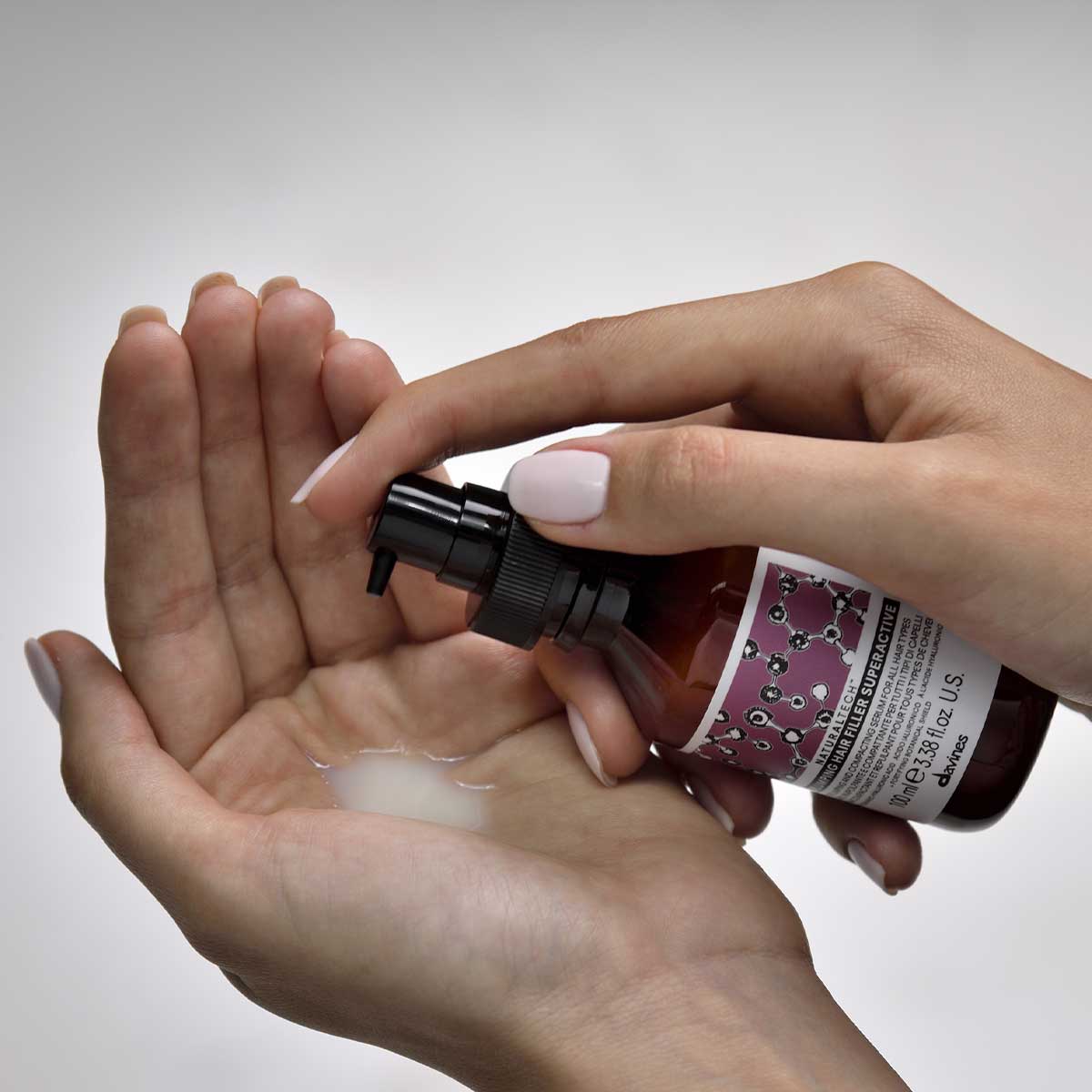 
Davines REPLUMPING Hair Filler Superactive Leave-in - Replumping and compacting serum for all hair types