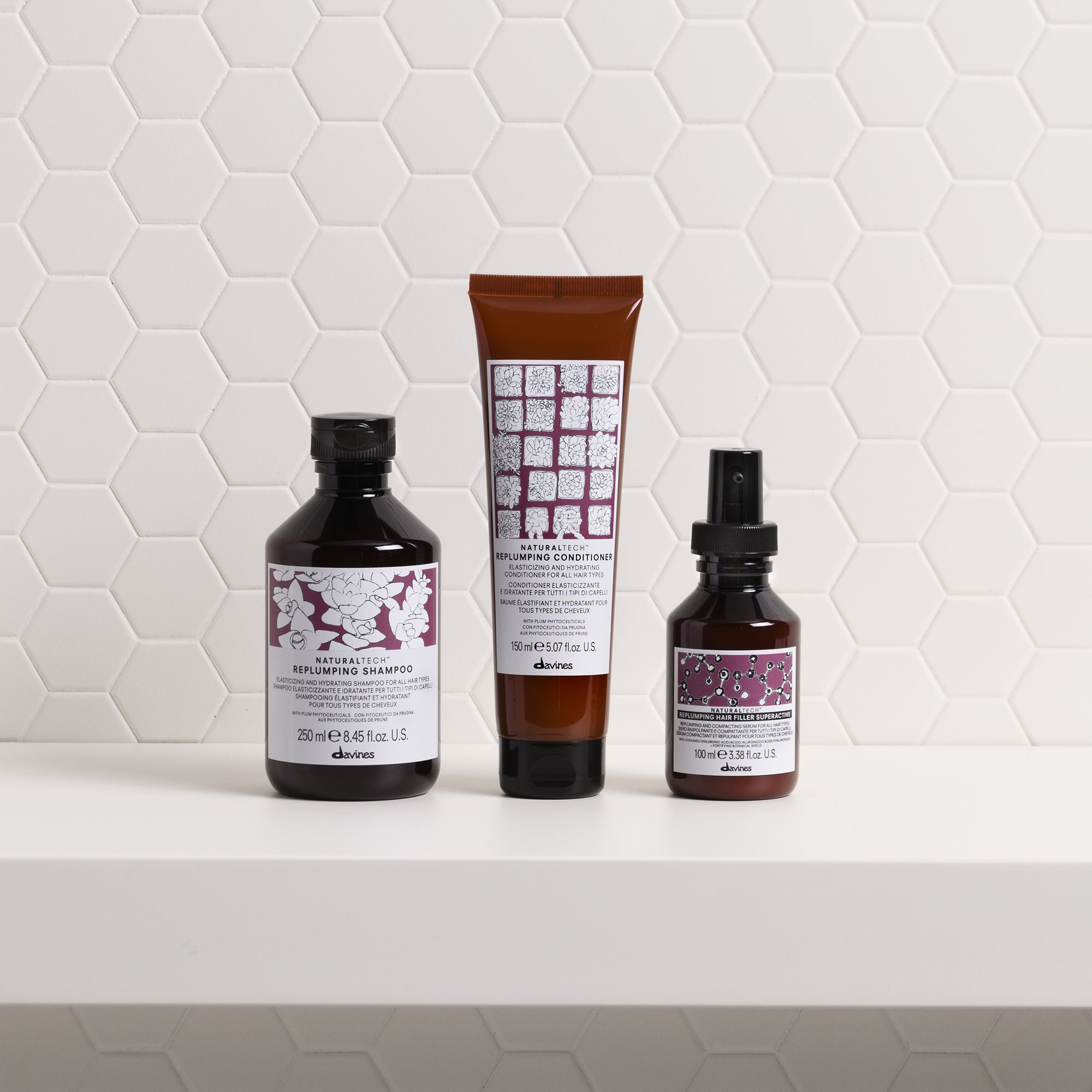 
Davines REPLUMPING Conditioner - Elasticizing and moisturizing conditioner