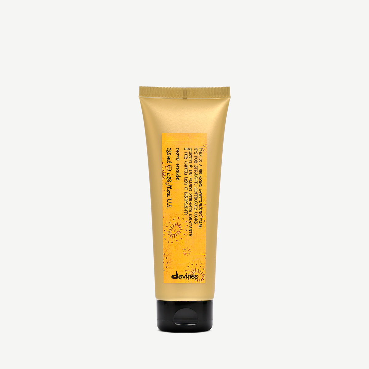 
Davines This is a Relaxing Moisturizing Fluid - For creating a perfectly straight-haired look.