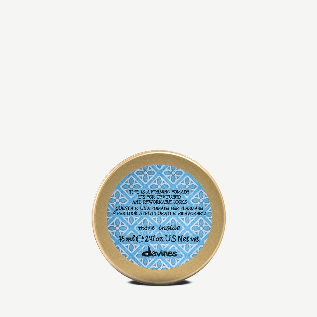 
Davines This is a Forming Pomade - For creating workable texture, particularly on short hair.