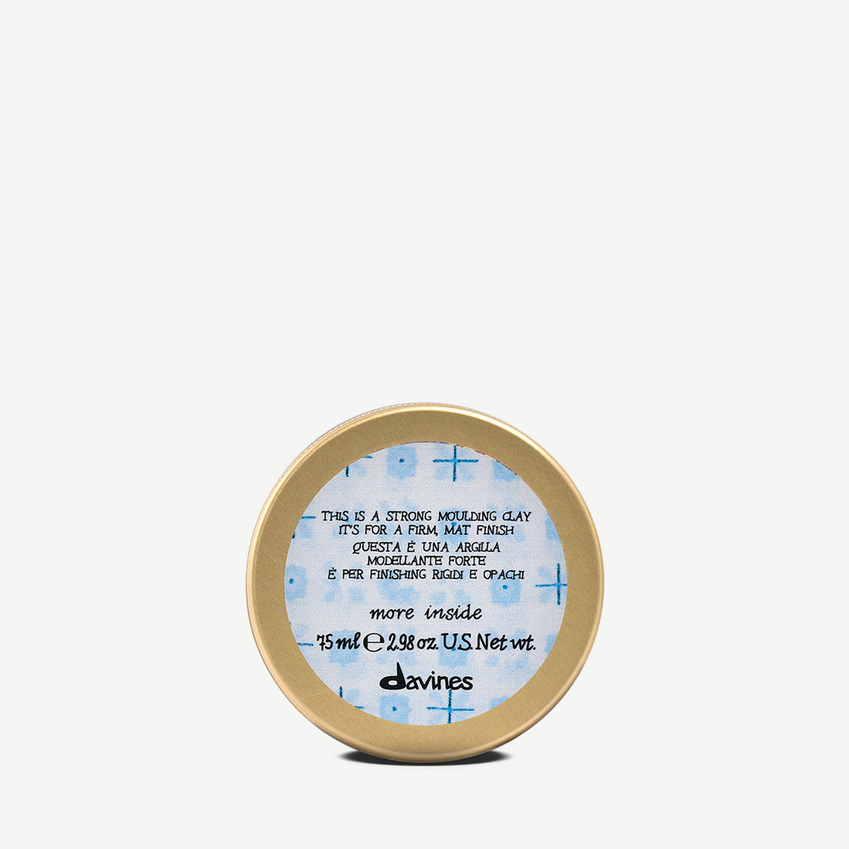 
Davines This is a Strong Moulding Clay - For matte styles with a strong hold.