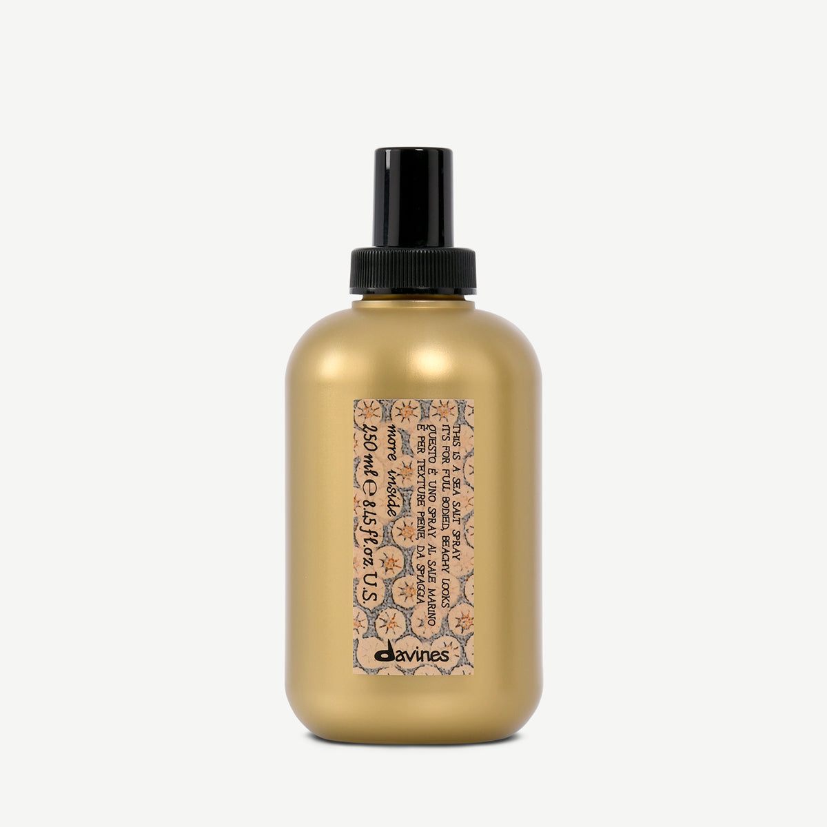 
Davines This is a Sea Salt Spray - For a tousled, beachy, full-bodied look with a matte finish.