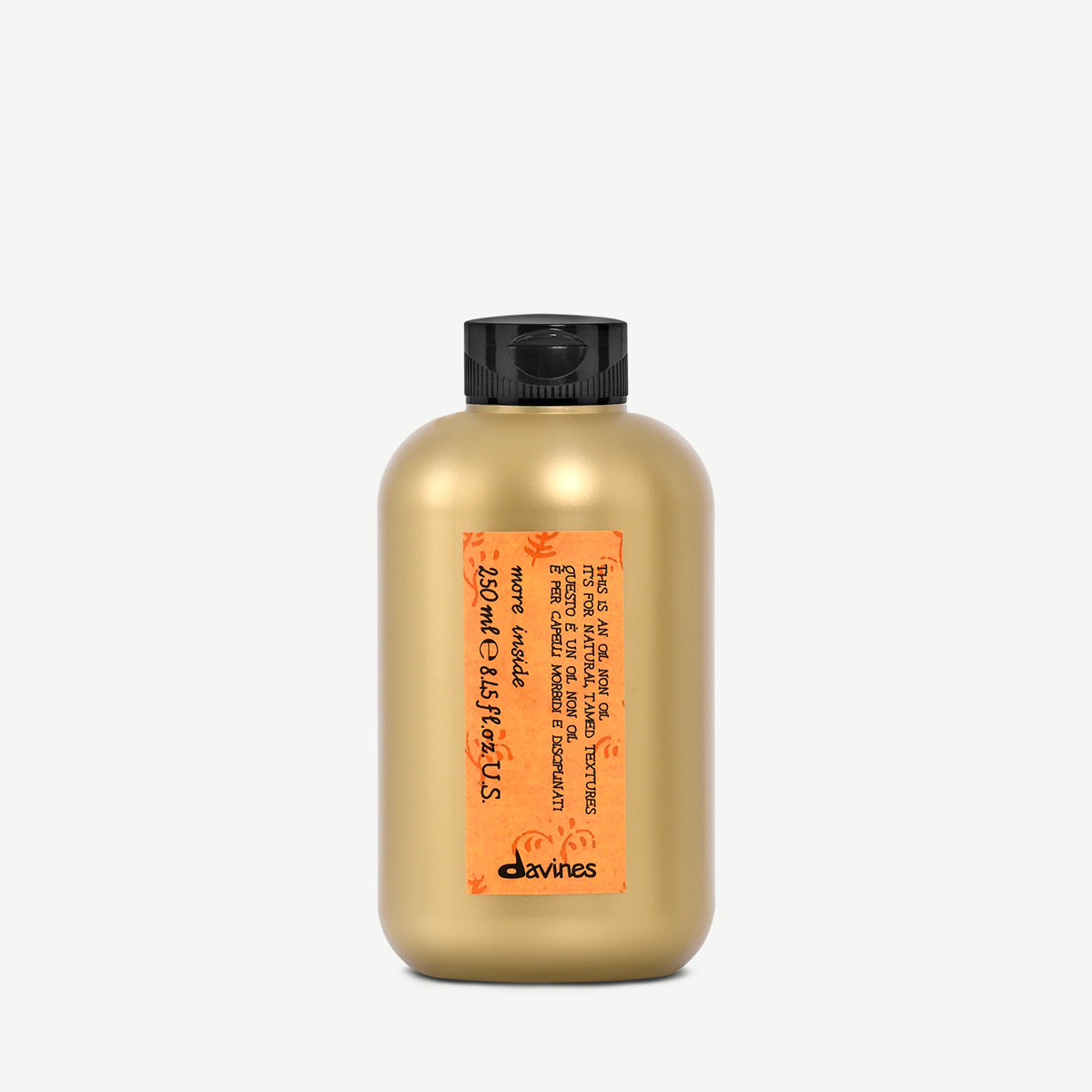 
Davines This is an Oil Non Oil - A light oil for natural-looking and hydrated texture.