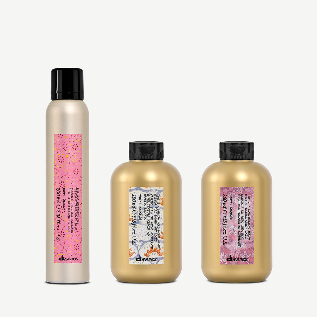 
Davines Defined Curls Set - Styling set for defined curls and coils