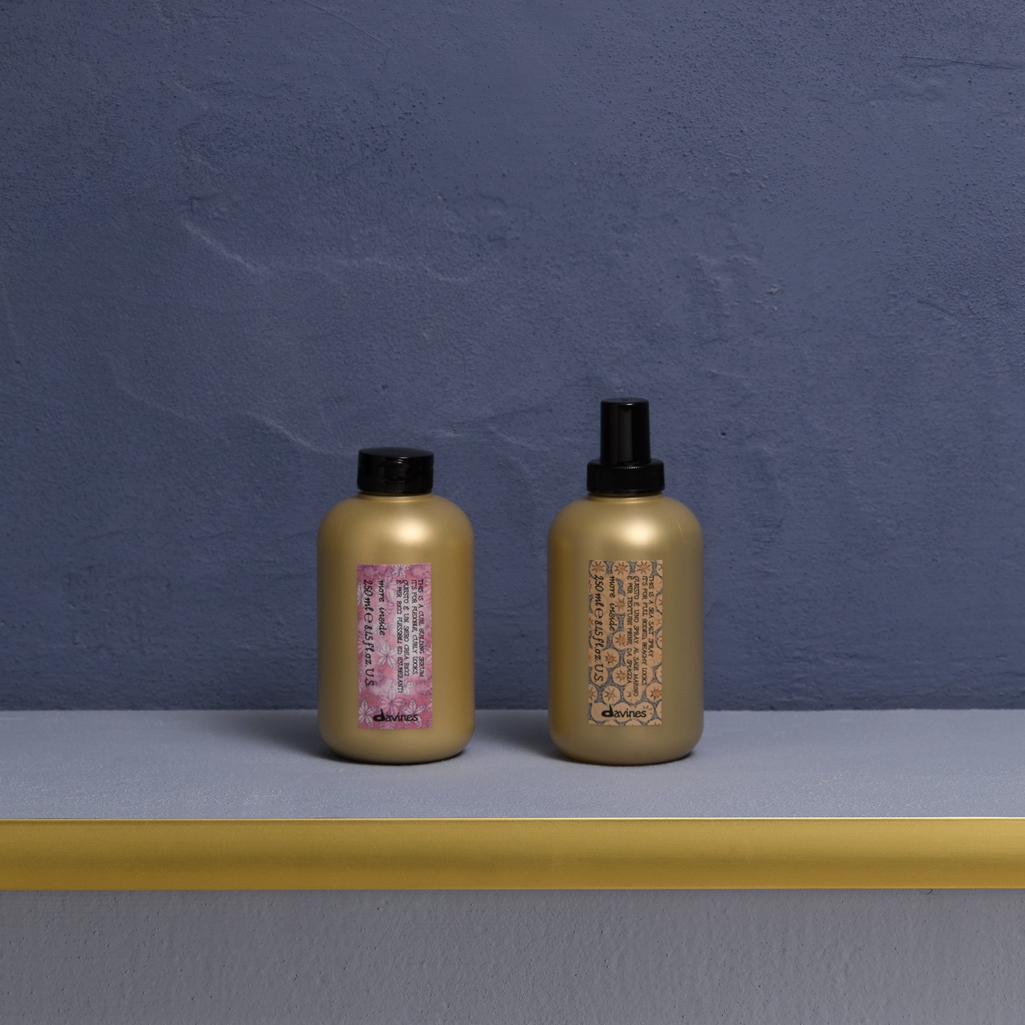 
Davines This is a Sea Salt Spray - For a tousled, beachy, full-bodied look with a matte finish.