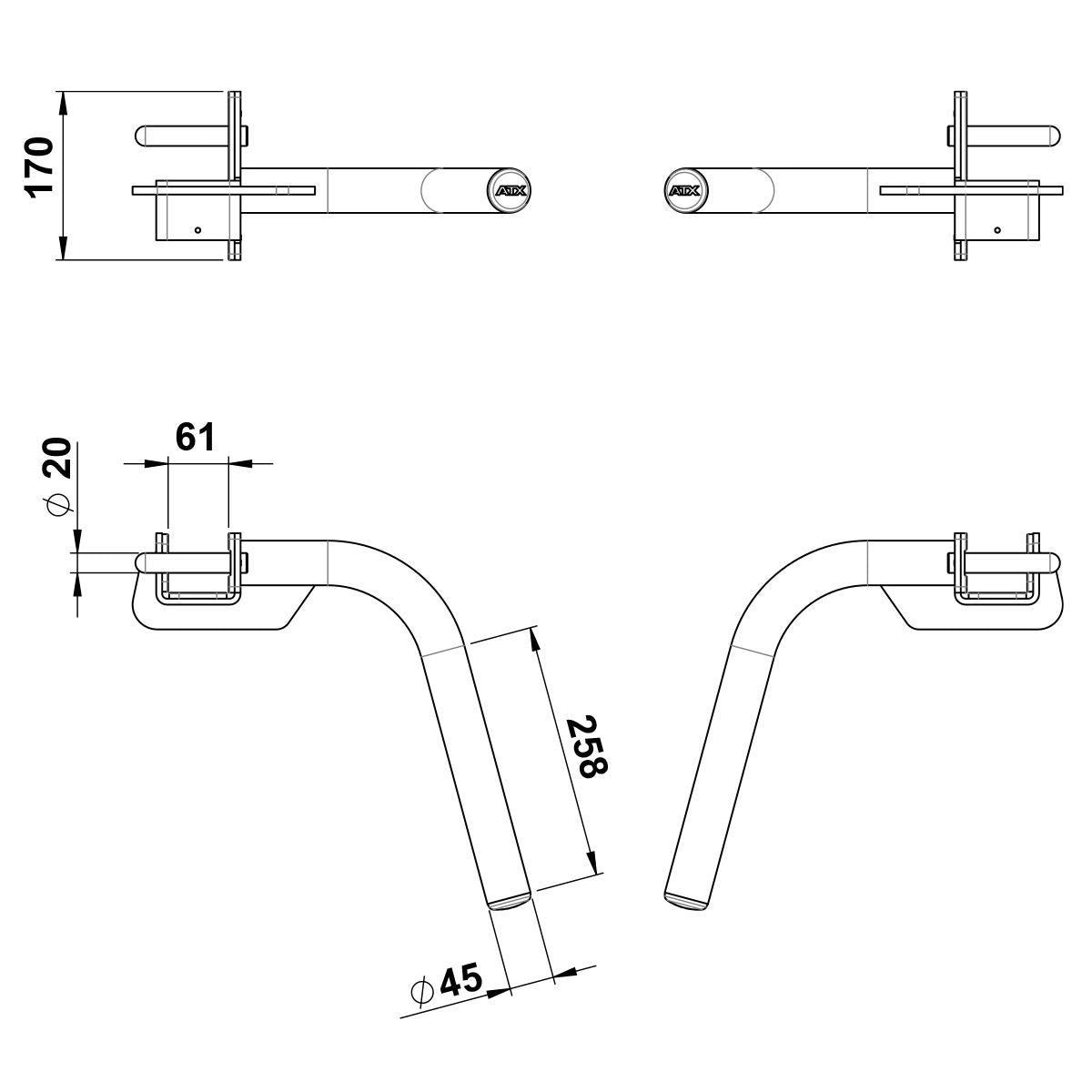 ATX® Dip Barren 600 Series - Dip Barren