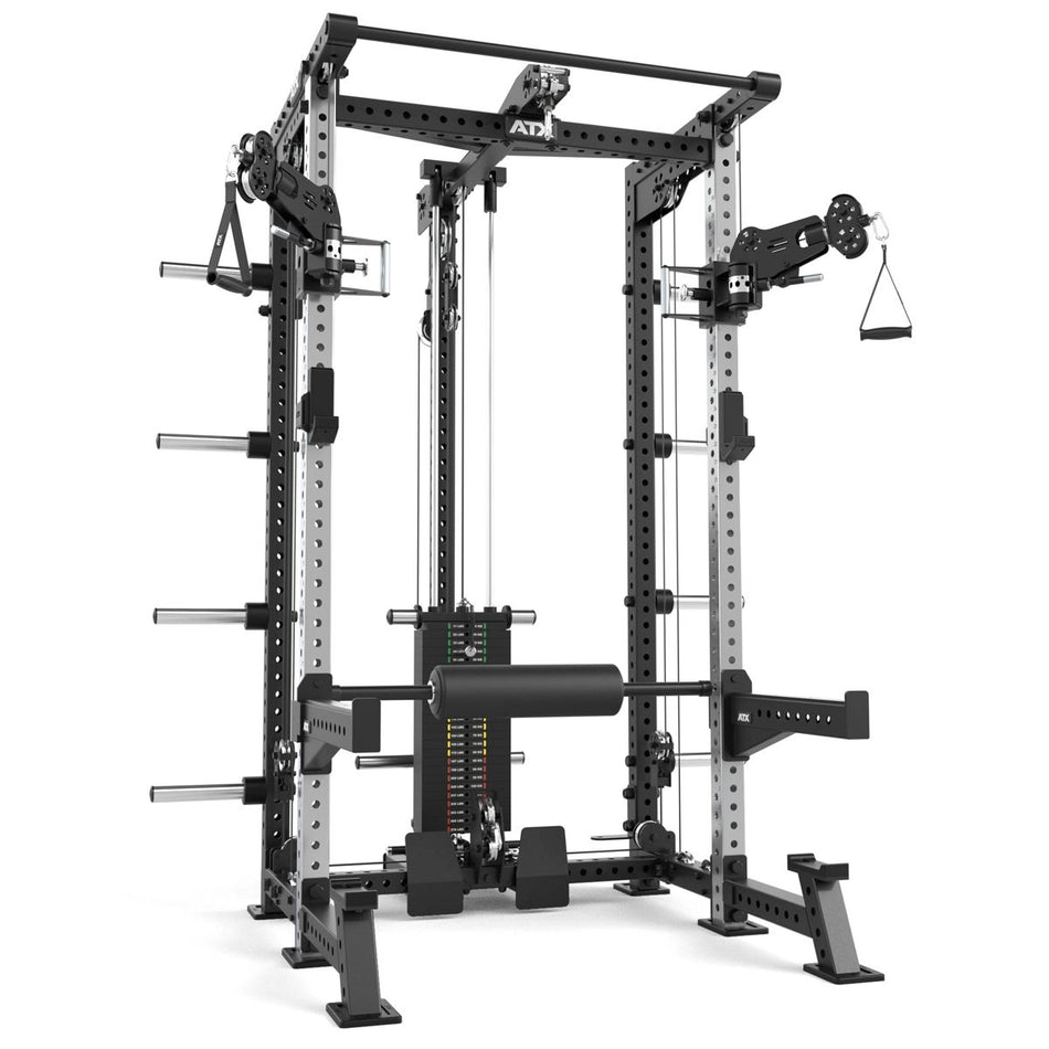 ATX® Hardcore Half Rack & Pull Station - Half Rack mit Kabelzug