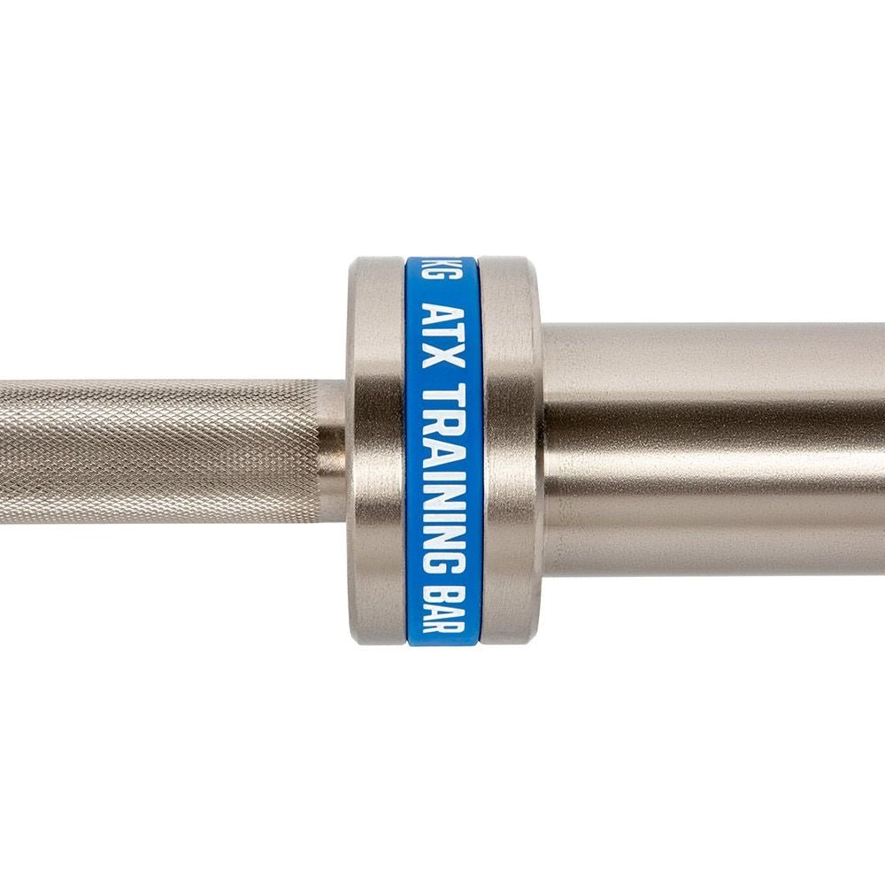 ATX® Olympic Hybrid Training Bar 220 cm x 50 mm - Chrom - Olympische Langhantelstange