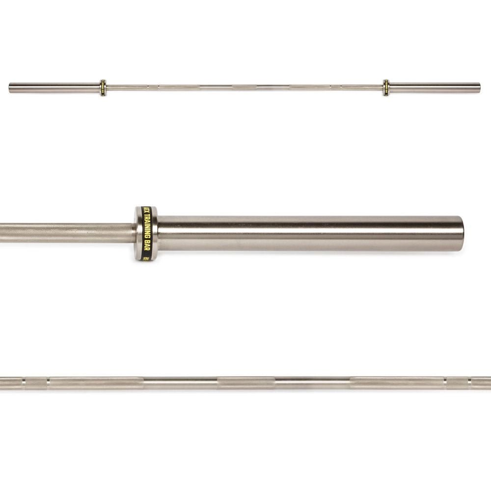 ATX® Olympic Hybrid Training Bar 220 cm x 50 mm - Chrom - Olympische Langhantelstange