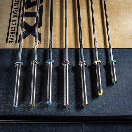 ATX® Olympic Hybrid Training Bar 220 cm x 50 mm - Chrom - Olympische Langhantelstange