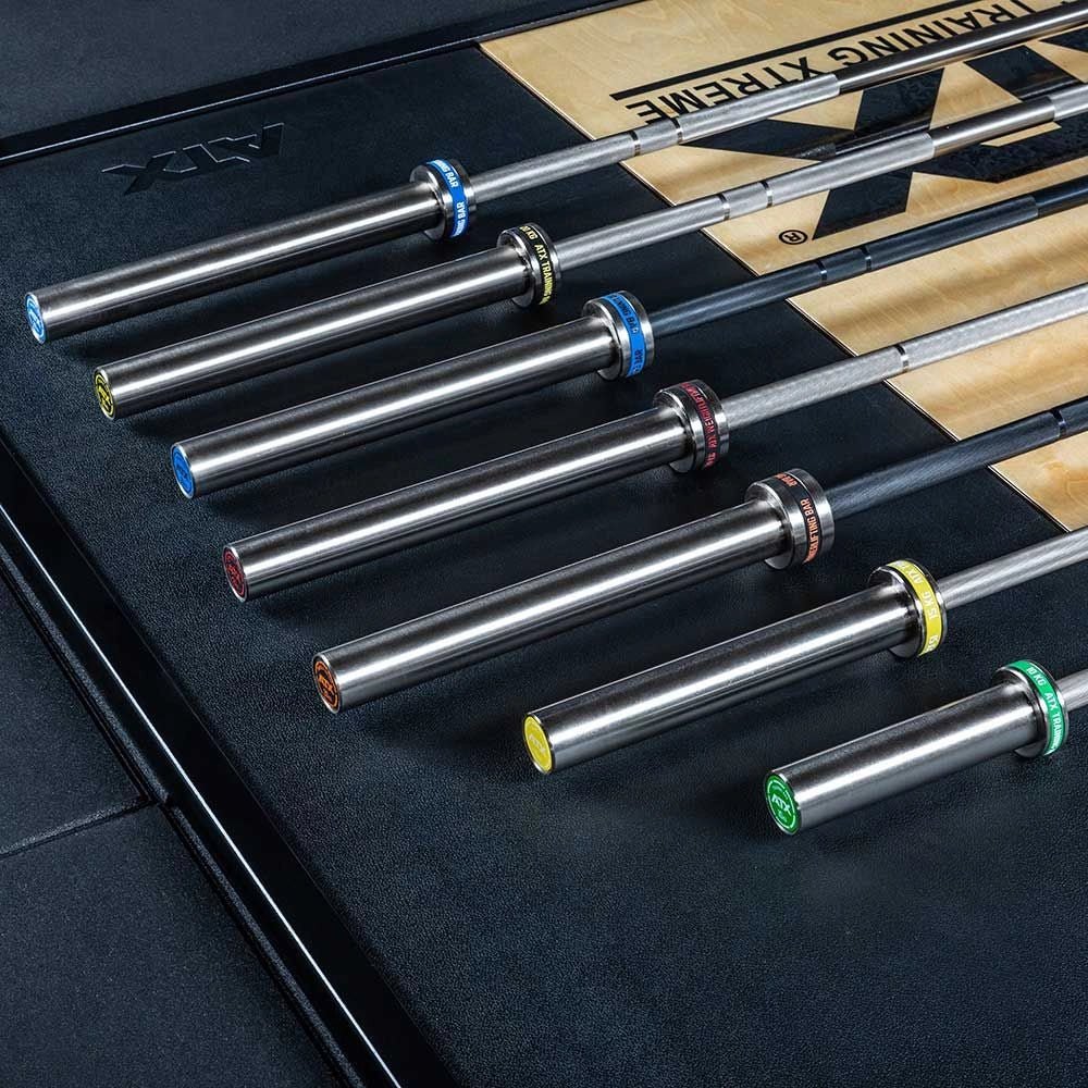 ATX® Olympic Hybrid Training Bar 220 cm x 50 mm - Chrom - Olympische Langhantelstange