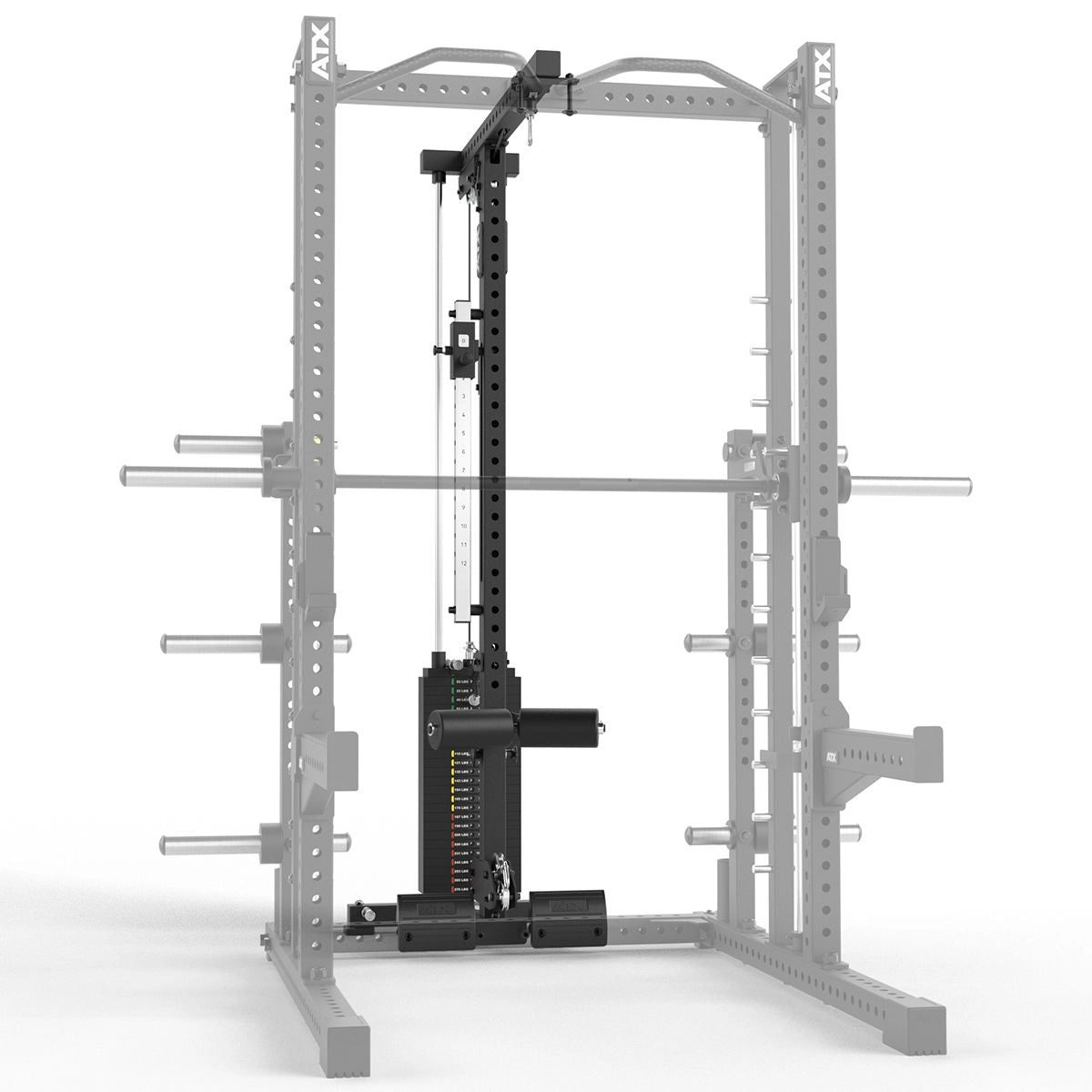 ATX® Latzug Option für MPX - 780 - 125 kg Steckgewichte - Seilzug / Latzug Anbau