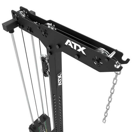 ATX® Latzug / Ruderzug LMSW - 700 - mit 115 kg Steckgewichte - Latzug / Ruderzug Kombo (Stack Weight)