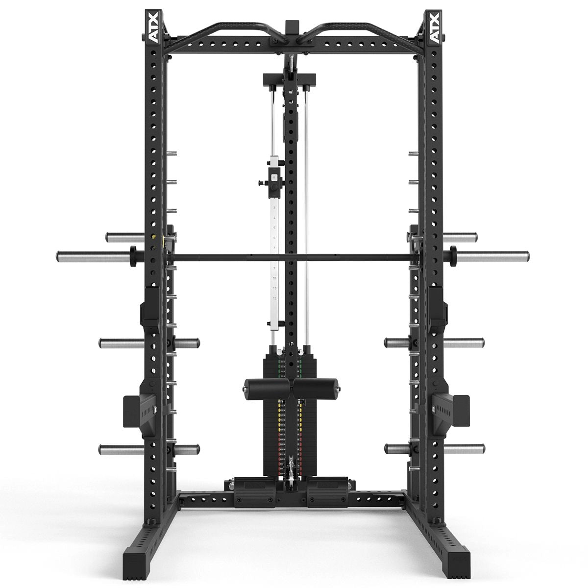 ATX® Multipresse - Rack 780 Komplettstation mit Latzugstation - 125 kg Steckgewichte - Multipresse mit Kabelzug
