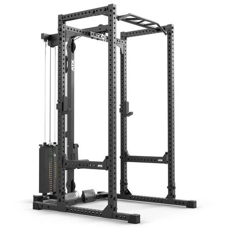 ATX® Power Rack 660 mit Latzug 115 kg Steckgewichte - Höhe 215 cm - Power Rack mit Kabelzug