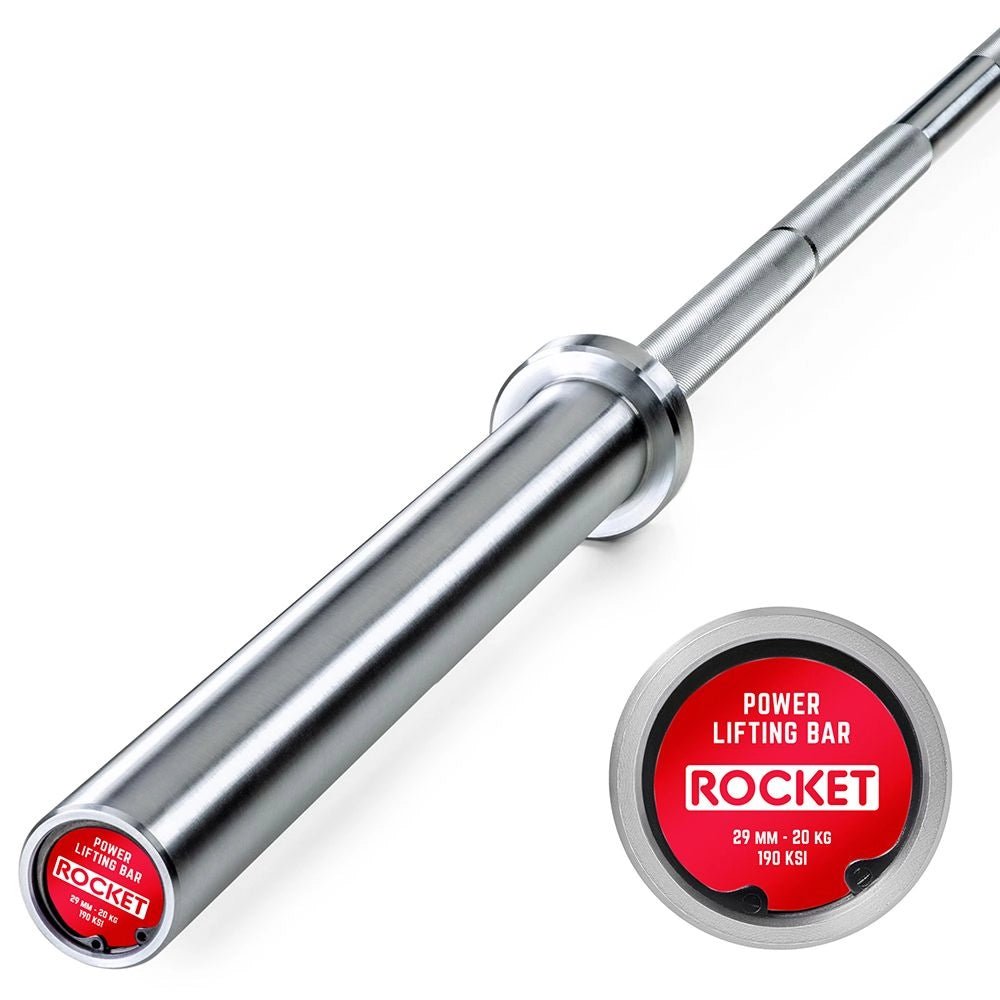 ATX® Powerlifting Bar 220 cm x 50 mm Bright Zinc - Rocket Series - Olympische Langhantelstange