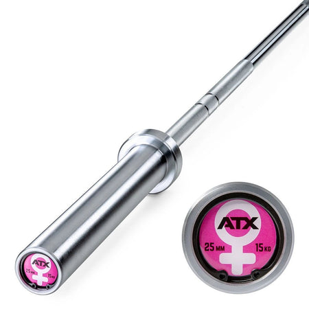 ATX® Women's Hybrid Olympic Bar 200 cm x 50 mm - 15 kg - Olympische Langhantelstange